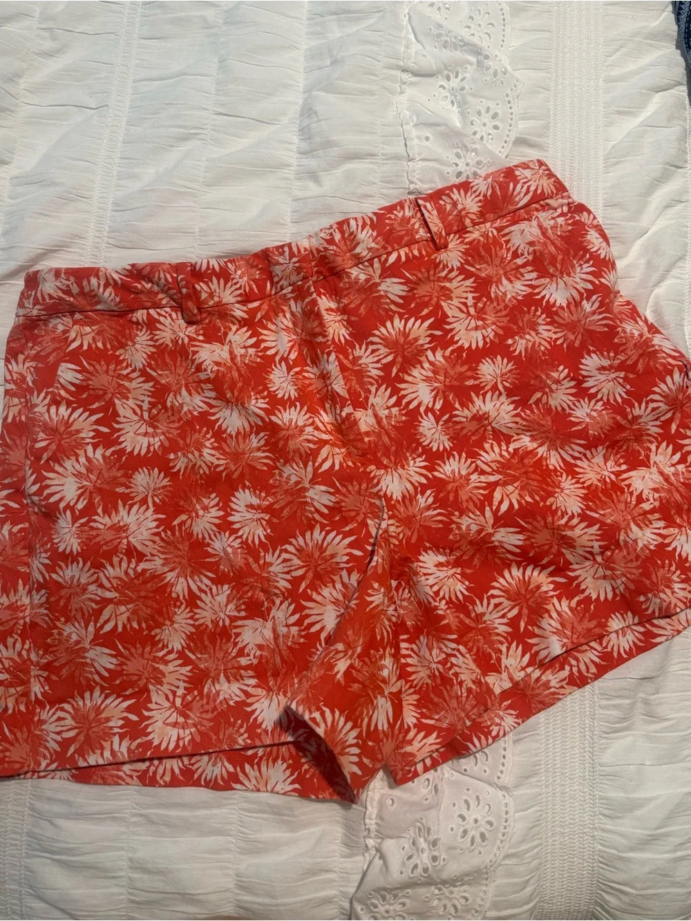 Michael Kors Coral Floral Bermuda Shorts